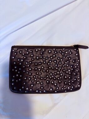 Moschino Leather Clutch